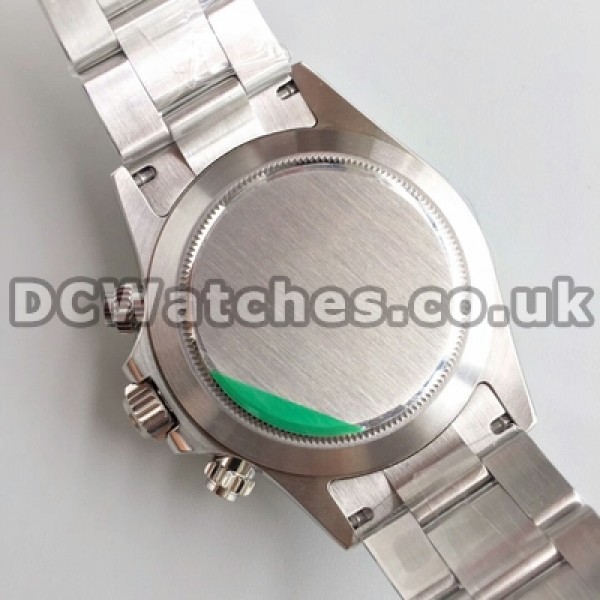 Best 40MM Rolex Daytona Black Dials Steel Cases Replica Watches