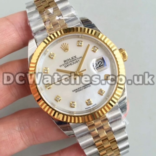 Male White Dials Replica Rolex Datejust II 41MM Automatic Movements Watches
