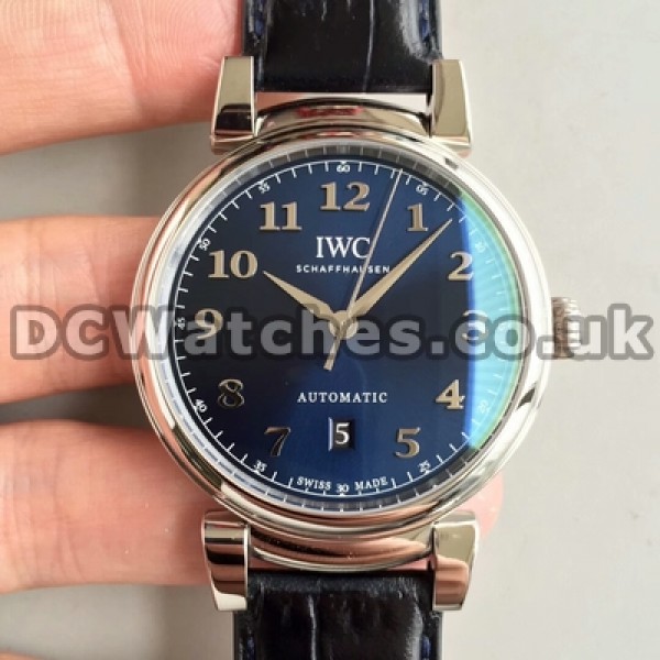 Male Blue Dials Replica IWC Da Vinci 40MM Automatic Watches