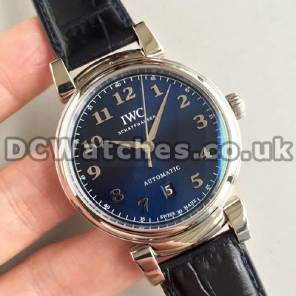 Male Blue Dials Replica IWC Da Vinci 40MM Automatic Watches