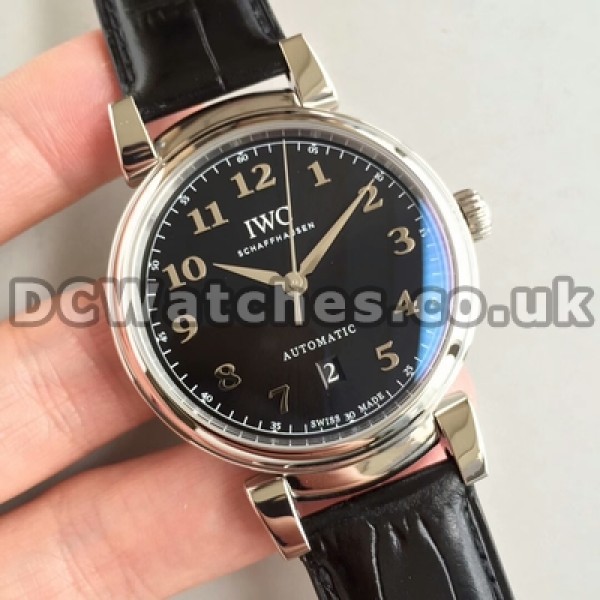 Automatic IWC Da Vinci Fake 40MM Black Dials Watches For Men