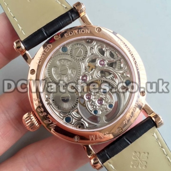 Swiss Movement Patek Philippe Tourbillon Fake Watches With White Dials For Men