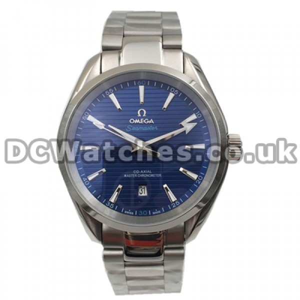 Automatic Fake Omega Seamaster 40MM Male Watches With Blue Dials