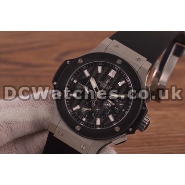 High Quality Replica Hublot Big Bang Watches With Black Dials For Men