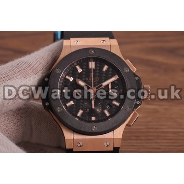 UK Perfect Replica Hublot Big Bang Watches With Black Dials For Men