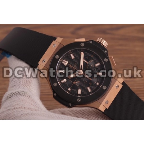 UK Perfect Replica Hublot Big Bang Watches With Black Dials For Men