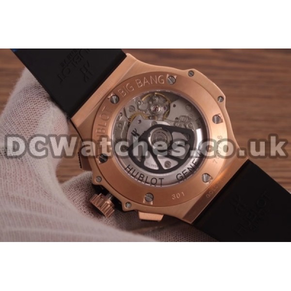 UK Perfect Replica Hublot Big Bang Watches With Black Dials For Men