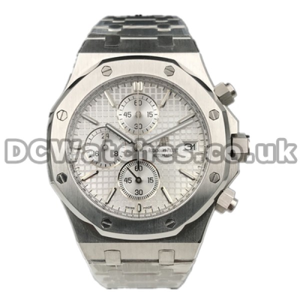 Quartz White Dials Replica Audemars Piguet Royal Oak 42MM Watches For Men