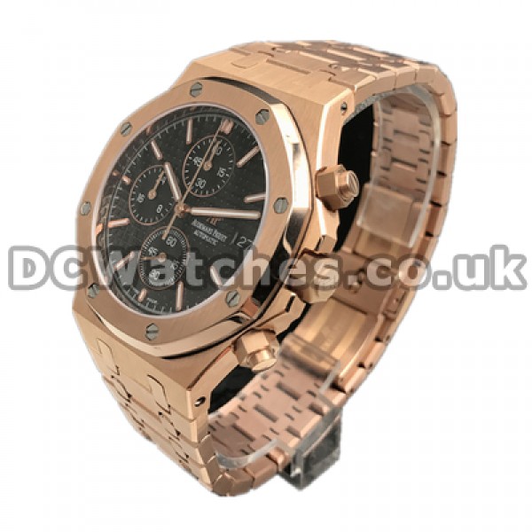42MM Black Dials Audemars Piguet Royal Oak Fake Male Quartz Watches