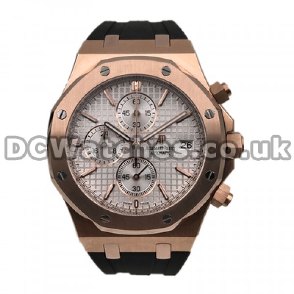 Black Rubber Straps Male Replica Audemars Piguet Royal Oak 42MM Watches