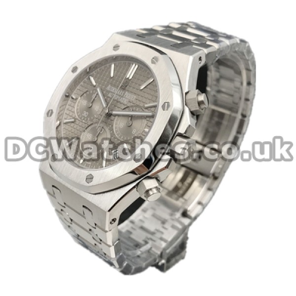 Quartz Grey Dials Fake Audemars Piguet Royal Oak 42MM Male Watches