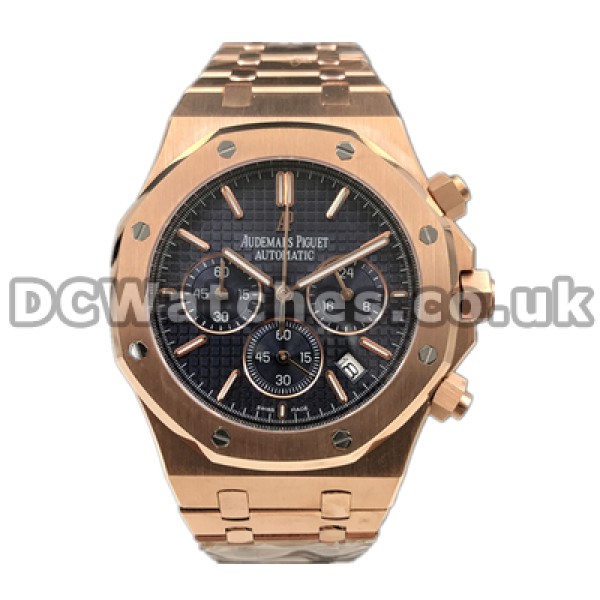 42MM Rose Gold Steel Male Audemars Piguet Royal Oak Fake Quartz Watches