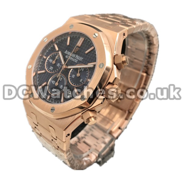 42MM Rose Gold Steel Male Audemars Piguet Royal Oak Fake Quartz Watches
