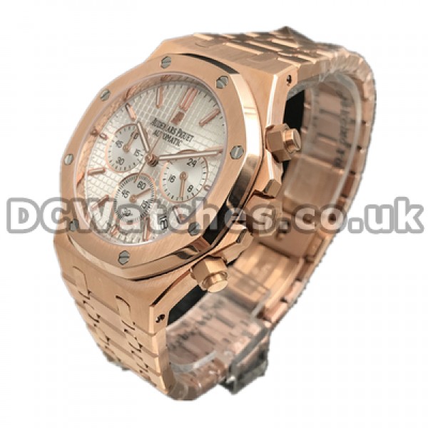 42MM White Dials Audemars Piguet Royal Oak Replica Quartz Watches For Men