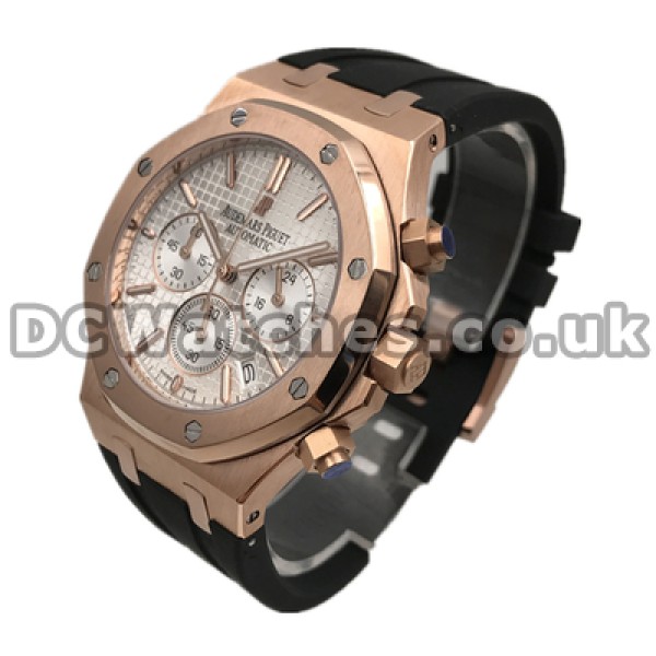 Smooth Rubber Straps Audemars Piguet Royal Oak Fake 42MM Male Watches