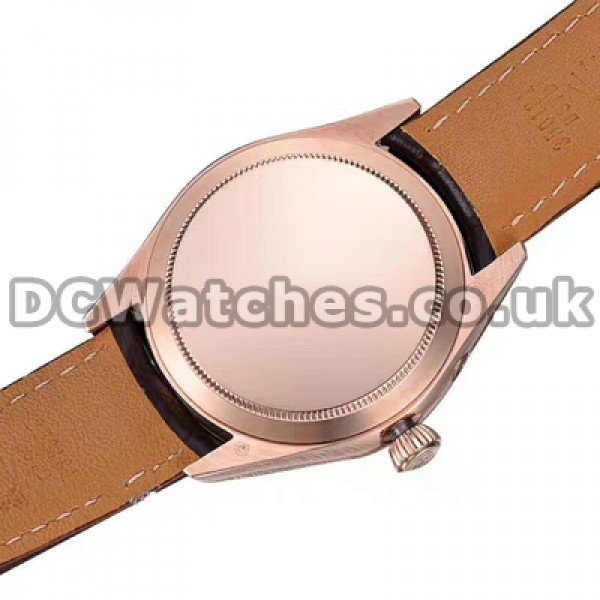 Automatic Rose Gold Steel Rolex Cellini Fake Male 39MM Watches