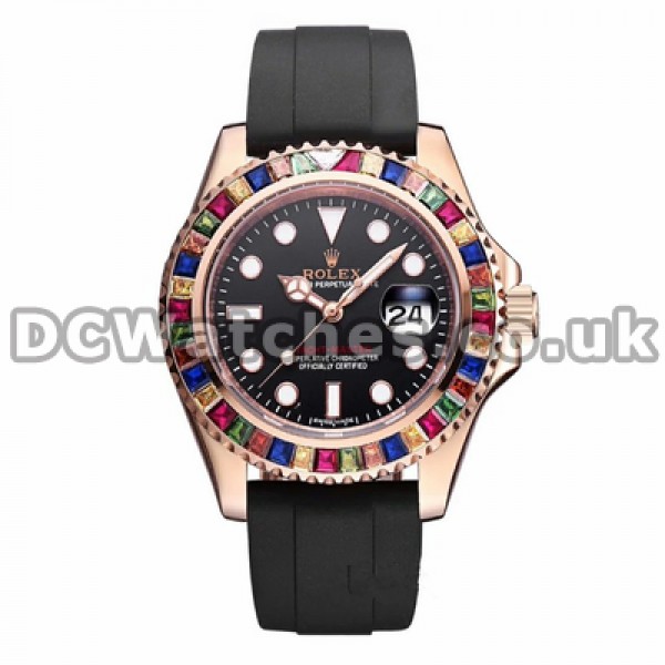 40MM Automatic Fake Rolex Yacht-Master Watches With Colorful Augers