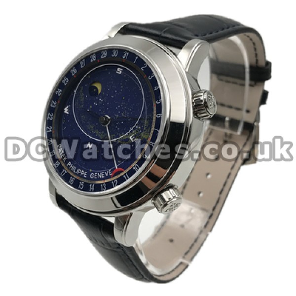 Stunning Automatic Patek Philippe Complicated Fake 44MM Male Watches
