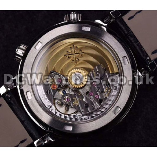 Glorious Male Automatic Fake Patek Philippe Complicated 44MM Watches Set Auger